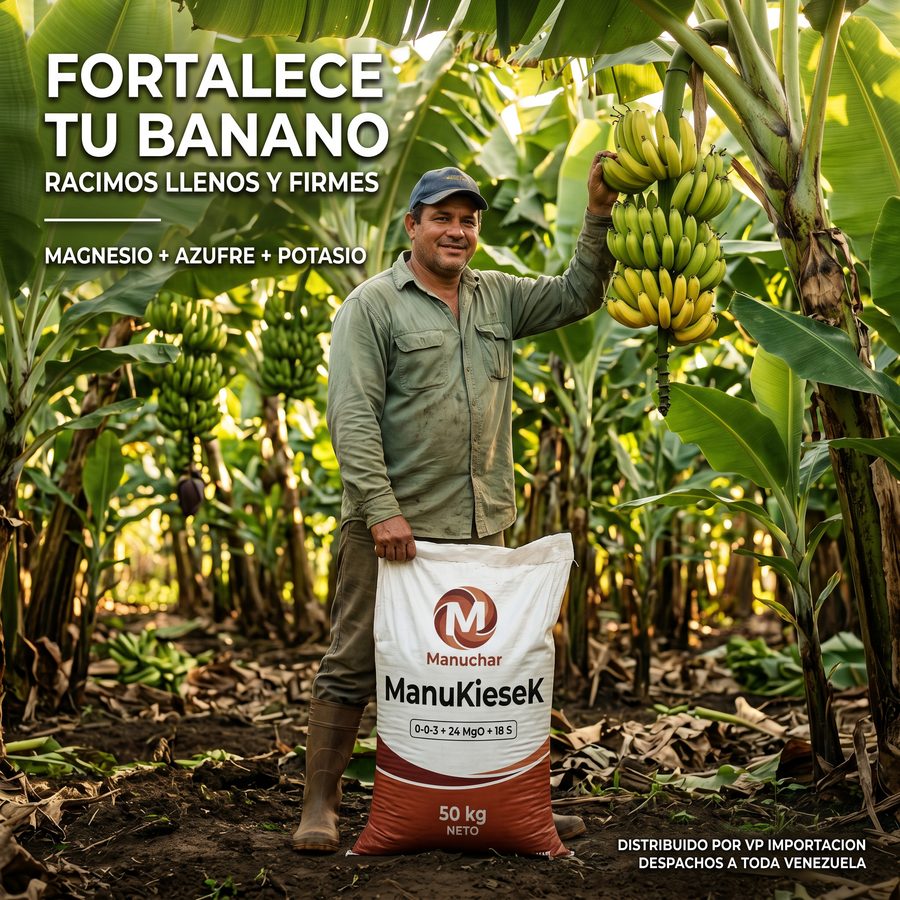 ManuKiese K aplicado en banano