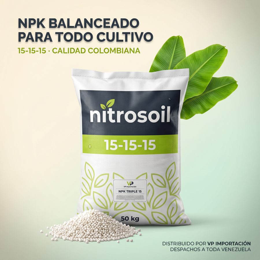 Nitrosoil 15-15-15 — saco granulado